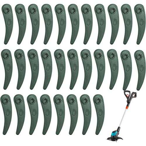 Remplacement des Lames De Strimmer d'herbe, Lot de 30 Lame Coupe Bordure Bosch pour Coupe-Bordures Art 23-18 LI Art 26-18 LI