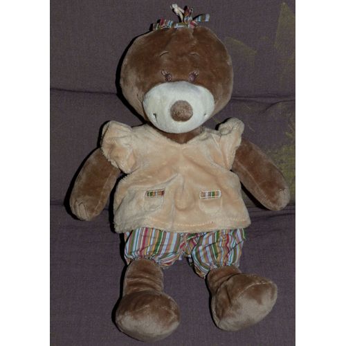 Peluche Doudou La Taupe Mole Emma Noukie's  Noukies 39 Cm