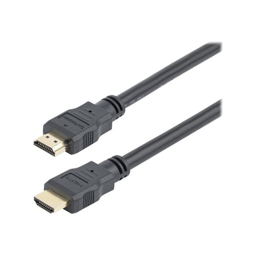 StarTech.com Câble HDMI haute vitesse Ultra HD 4K x 2K de 30cm - Cordon HDMI vers HDMI - Mâle / Mâle - Noir - Plaqués or - Câble HDMI - HDMI mâle pour HDMI mâle - 30 cm - double blindage - noir