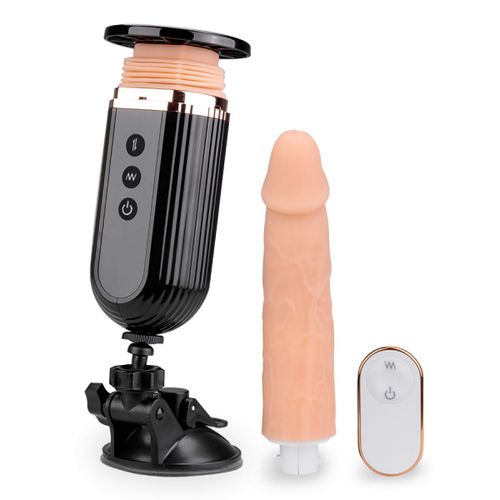 Fucking Love Machine Pour Godes Ventouses Et Un Gode Vibrant 18,0cm - Machine Sexuelle À Pénétrer - Gode Automatique