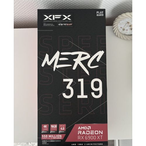 XFX Speedster MERC319 Radeon RX 6900XT Black Gaming Carte Graphique avec 16GB GDDR6, AMD RDNA? 2