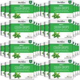 Herbion Naturals Pastilles Aromatisées À La Menthe, 18 Ct, Paquet De 48, Total 846 Pastilles 