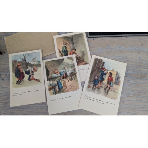 Cartes Postales Poulbot Ligue Nationale Contre Le Taudis