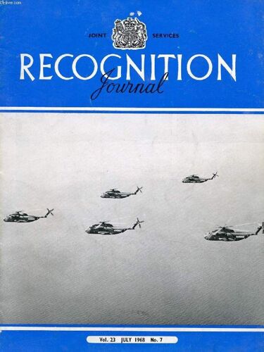 Joint Services Recognition Journal, Vol. 23, N° 7, July 1968 (Contents: Sikorsky Ch-53a, Sea Stallion (Cover). Sr.N4 Mountbatten Class The New Merchantmen (Editorial). Cessna 411. Test ...