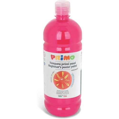 Primo Gouache Ready-Mix Premier Pas 1000 Ml Flacon Avec Bouchon Flux Control Cyclamen