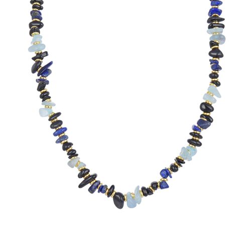 Collier Luxenter Rixu Aigue-Marine Naturelle