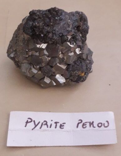 Pierre - Pyrite Du Pérou (4 X 3 Cm)