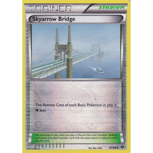 Carte Pokemon - Skyarrow Bridge ( Pont Sagiciel ) - 91/99 - Holo Reverse - Destinees Futures - Version Anglaise -
