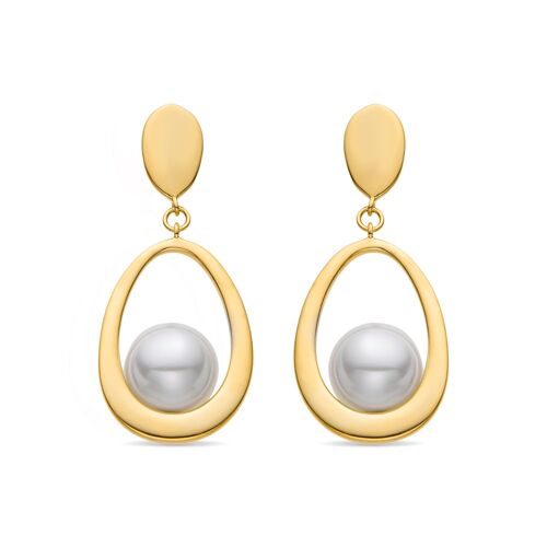 Boucles D'oreilles Luxenter En Or Jaune 18 Carats - Mayla