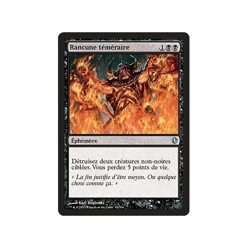 Rancune Téméraire - Magic Mtg - Commander 2013