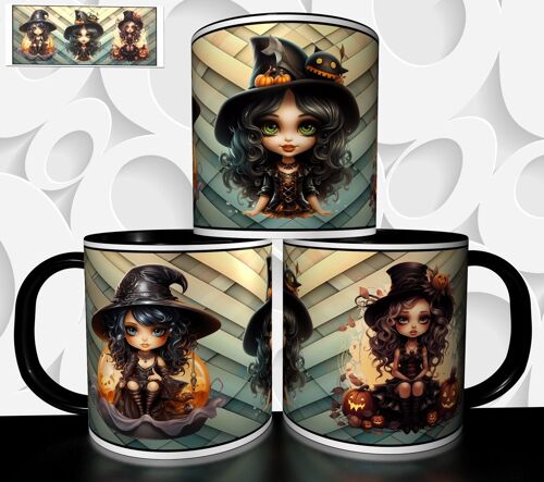 Mug Tasse À Café - Halloween Gnome Nain De Jardin 2755
