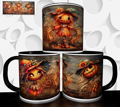 Mug Tasse À Café - Halloween Epouvantail 2744