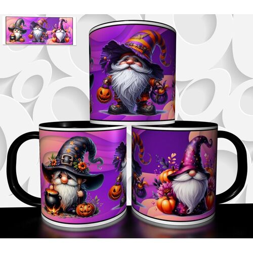 Mug Tasse À Café - Halloween Gnome Nain De Jardin 2756