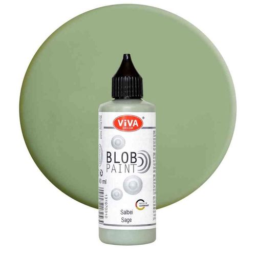 Viva Decor Peinture Blob Paint 90 Ml, Sauge