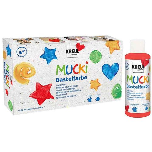 Kreul Peinture "Mucki", 80 Ml, Set De 6