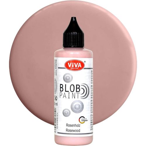 Viva Decor Peinture Blob Paint 90 Ml, Bois De Rose