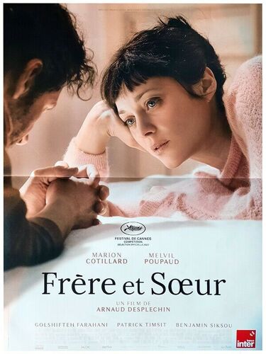 Frère Et Soeur - Véritable Affiche De Cinéma Pliée - Format 120x160 Cm - De Arnaud Desplechin Avec Marion Cotillard, Pamela Démal, Melvil Poupaud - 2022
