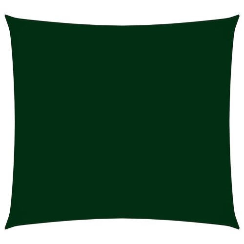Voile Toile D'ombrage Parasol Tissu Oxford Carré 7 X 7 M Vert Foncé Helloshop26 02_0009546