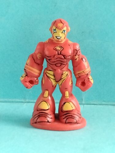 Figurine 4 Cm "Marvel Spider-Man & Friends : Iron Man" (Marvel Comics - Mon Désir - 2011)