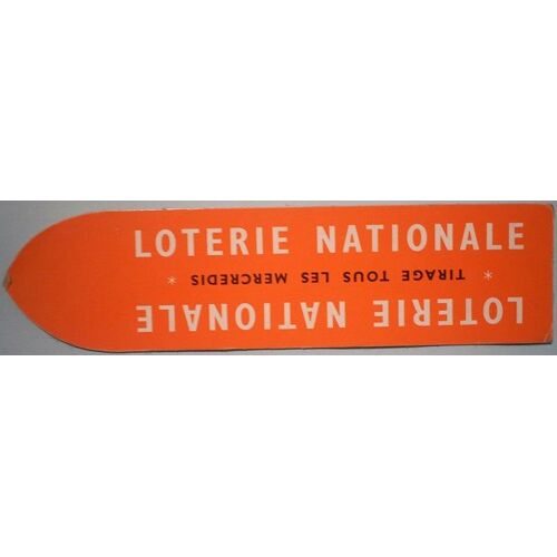 Marque-Page : Loterie Nationale