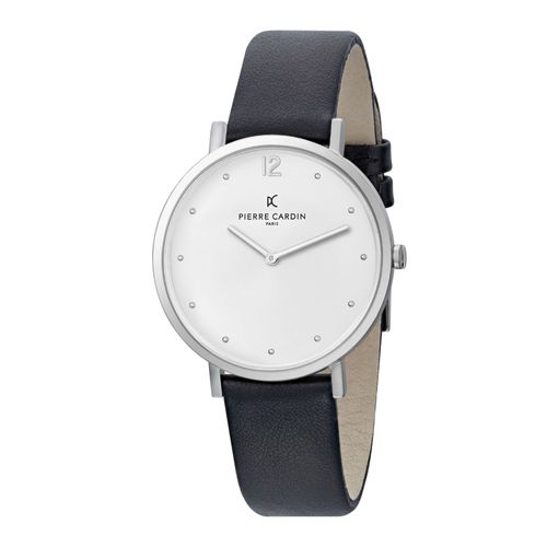 Pierre Cardin Montre Noir Analogique Femmes Belleville Simplicity Cbv.1007