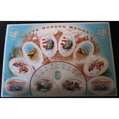 2005. Bf86: Bloc Feuillet 86: Sport Automobile, Coupe Gordon Bennett.