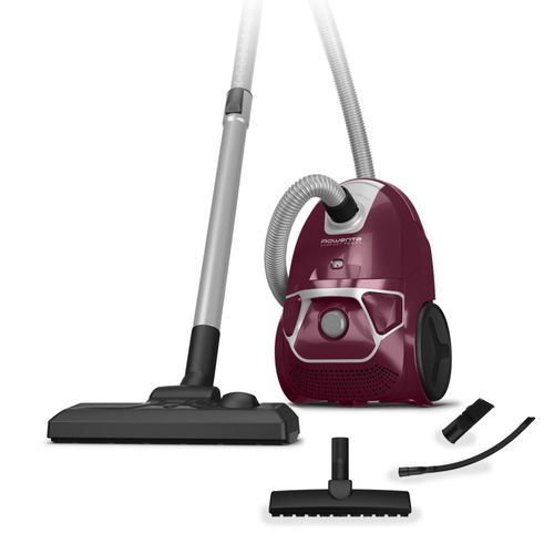 Rowenta RO3969EA Compact Power apirapolvere traîneaux avec sac, 3 AAA Maison et voiture (Home & Car) aubergine - Classe énergétique A