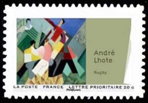 Timbre France 2012 Oblitéré - Rugby (1917) De André Lhote - Yt Adhésif - N° 701