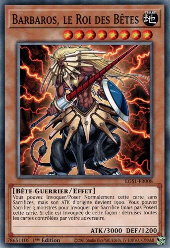 Yugioh! Egs1-Fr008 Barbaros, Le Roi Des Bêtes
