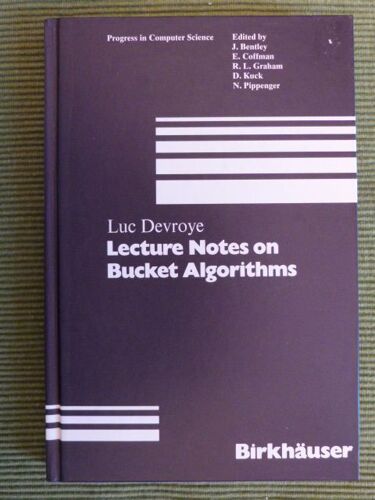Lecture Notes On Bucket Algorithms - (Progress In Computer Science)