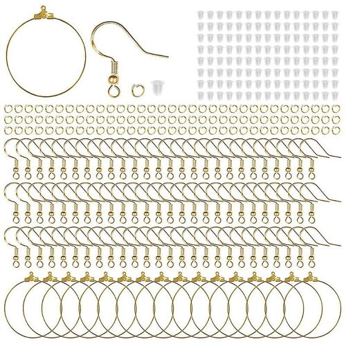 Kit De Fabrication De Boucles D'oreilles De 624 Pièces Avec Crochet De Boucle D'oreille Hypoallergénique Et Bague De Saut