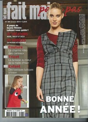 Fait Main Pas À Pas N°384 : Mode / Tricot / Modèles / Couture