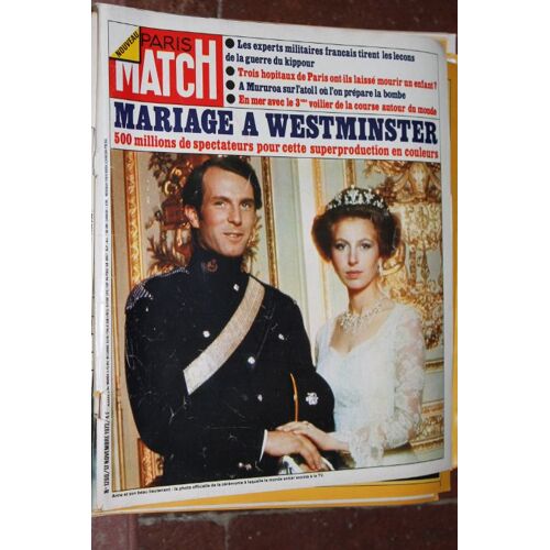 Paris Match N°1280 : 19 Novembre 1973 Mariage À Westminster