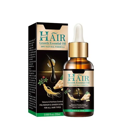 Traitement À L'huile De Croissance Des Cheveux De 0,7 Oz Pour Un Arrêt D¿Amincissement Et De Perte De Cheveux Forts