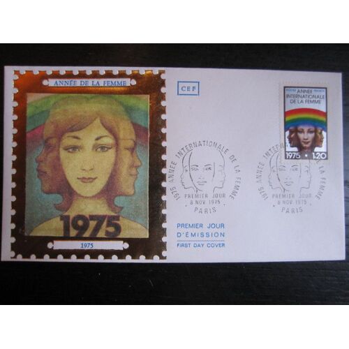 Enveloppe Premier Jour : Année De La Femme, 08/11/1975