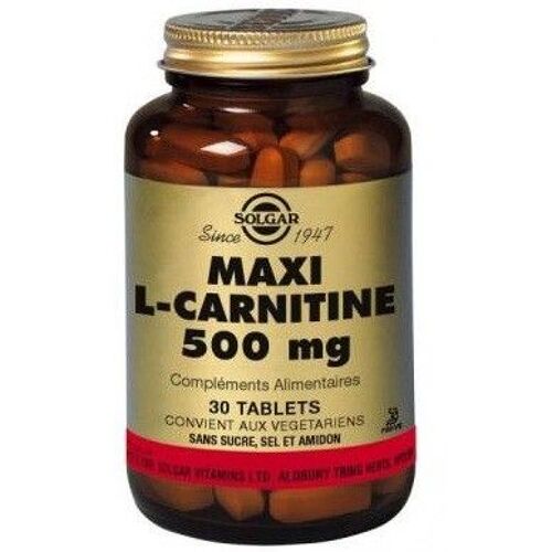 L-Carnitine Maxi 500 Mg  - 30 Capsules 