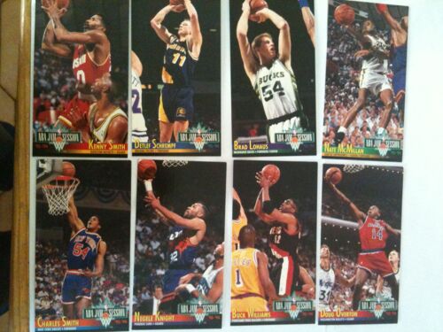 Lot De 8 Cartes De Basket Nba Jam Session 93-94