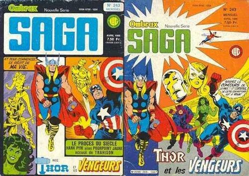 Ombrax Saga N° 243 ( 10 Avril 1986 ) : " Bilan " ( Les Vengeurs / The Avengers + Thor )