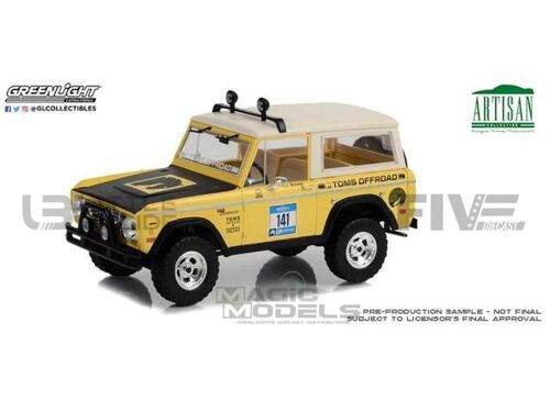 Greenlight Collectibles 1/18 - 19131 - Ford Bronco - Rebelle Rallye 1969-Greenlight