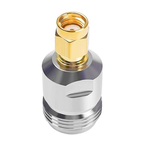 Adaptateur de connecteur coaxial RF droit prise mâle SMA vers jack femelle de type N