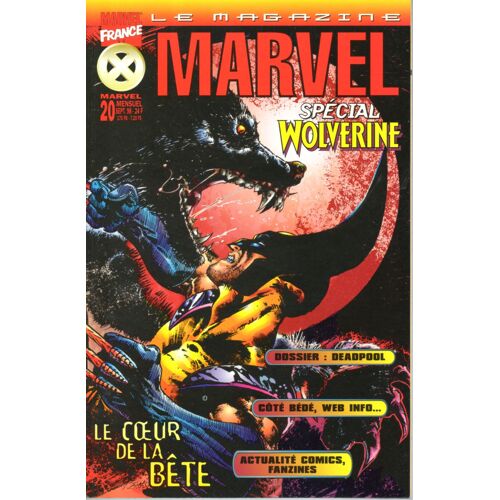 Marvel Le Magazine  N° 20 : Spécial Wolverine:Le Coeur De La Bete