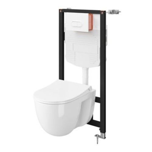 Pack WC suspendu sans bride GoodHome Winam