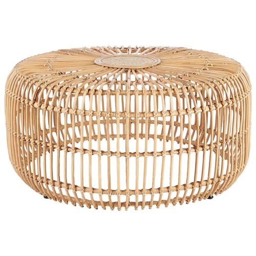 Table Basse Rotin Bois Clair Randazzo