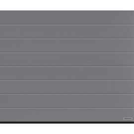 Porte de garage sectionnelle Hormann gris - l.237 5 x h.200 cm - motorisée