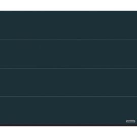 Porte de garage sectionnelle Hormann SandGrain gris anthracite - l.237 5 x h.212 5 cm - motorisée