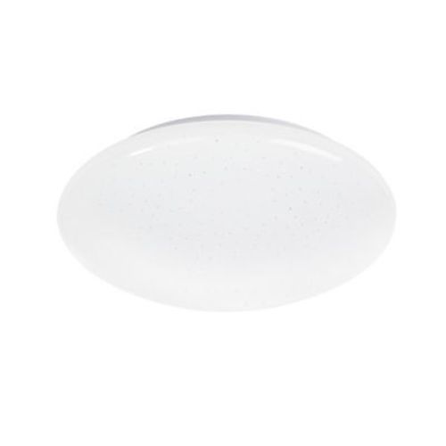 Plafonnier Led Intégrée 1000lm 8w Blanc Neutre Goodhome Leto Blanc H.8 X Ø25 Cm