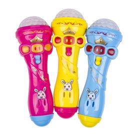 Microphone Sans Fil, Jouet Lumineux, Éclairage, Amusant, Modèle De Cadeau, Musique, Karaoké, Mignon, Mini, Amusant, Cadeau Pour Enfant