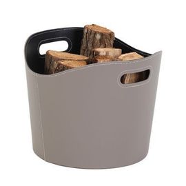 Rangement À Bois Gamma Taupe