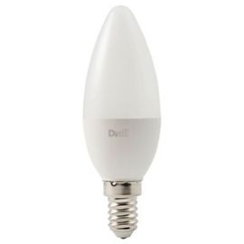 Ampoule Led Flamme E14 250lm 2.2w = 25w Ø3.5cm Diall Blanc Chaud