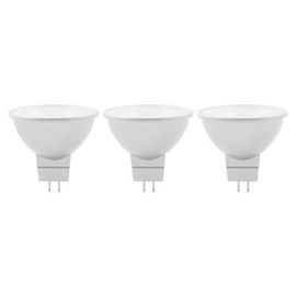 Lot 3 Ampoules Led Mr16 Gu5.3 621lm 6.1w = 50w Ø4.5cm Diall Blanc Chaud